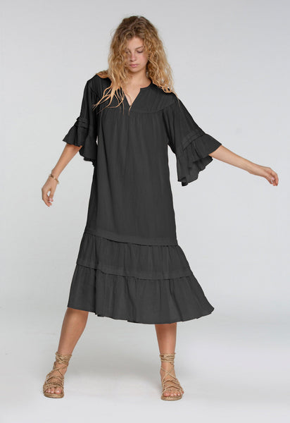 Collo Dress In Black – Loup Charmant