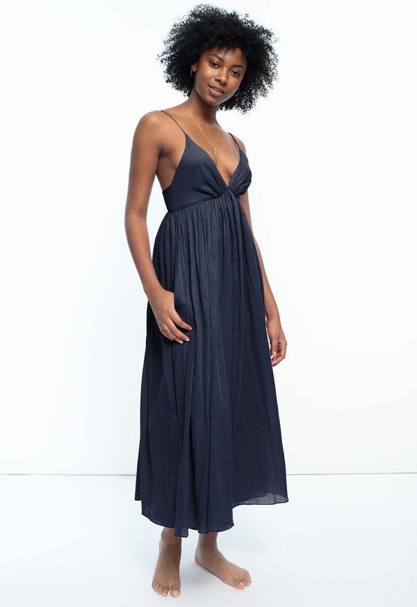 Adelaide Dress in Midnight