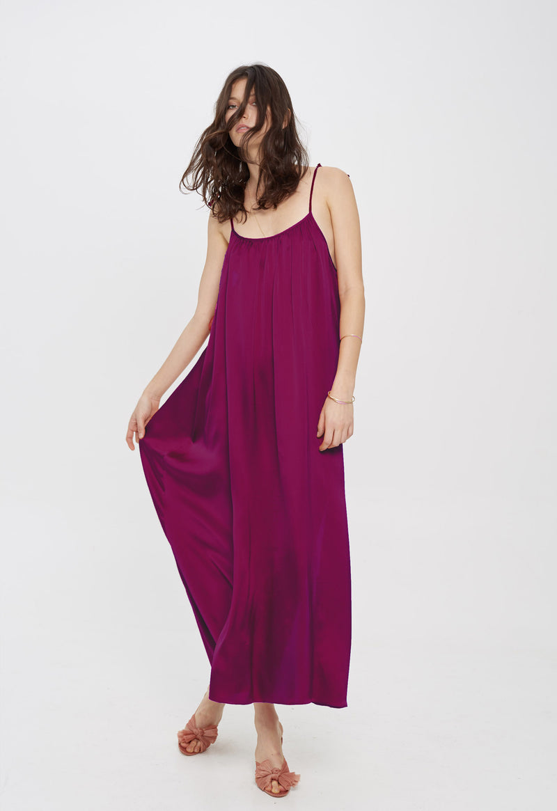 Amelia Slip Dress in Soft-Washed Silk