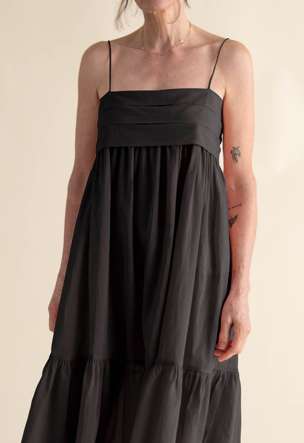 Iliana Sundress in Black