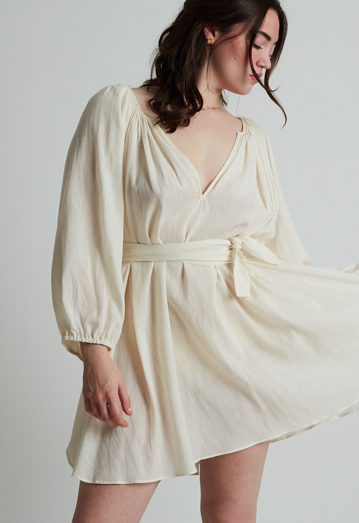 ワンピース Nuage Airy Dress Nisa Lace & Fringe Gown - PLUS SIZE | Tadashi Shoji