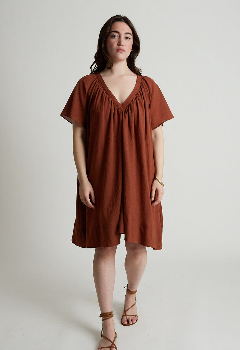 Tia Dress in Amber