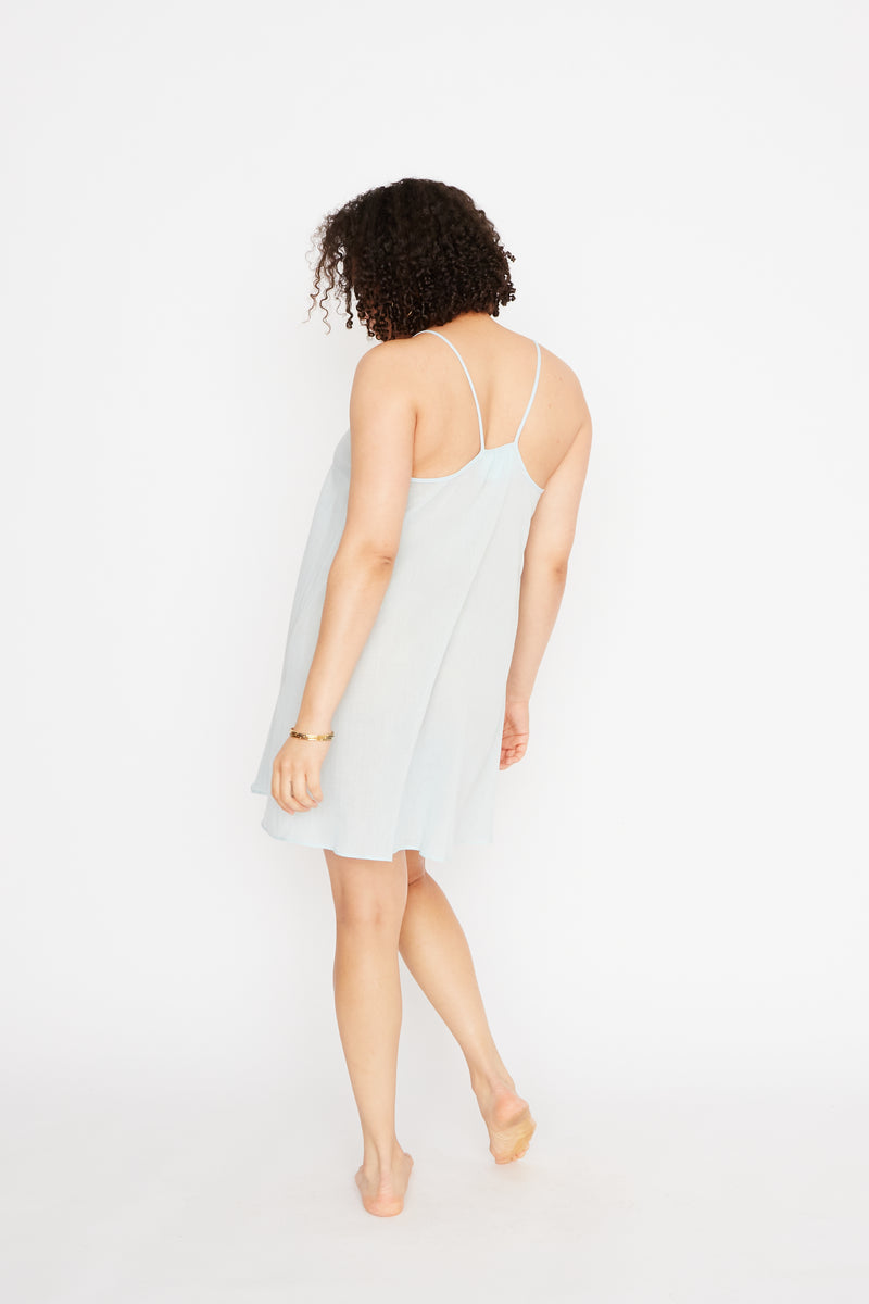 Mini Slip in Soft Pastel Cotton