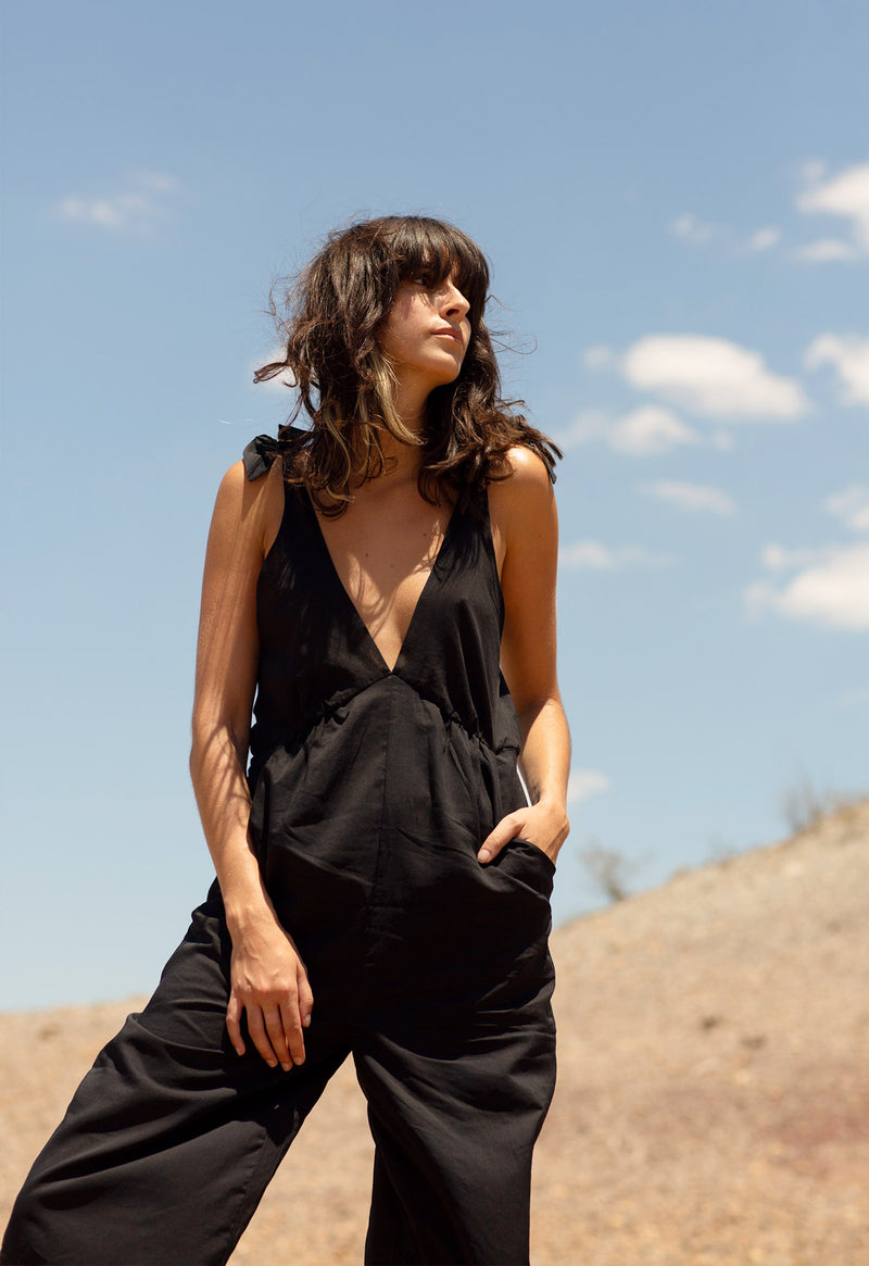 Lookout Jumpsuit in Black