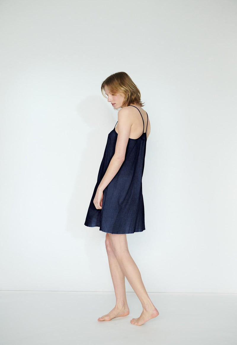 cotton mini slip dress Full Bloom Mini Slip