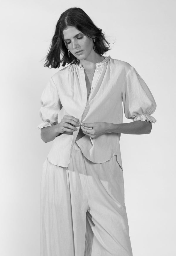 Pico Blouse in White