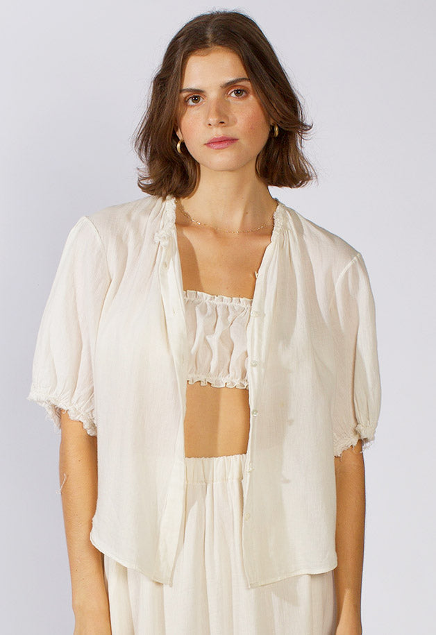 Pico Blouse in Natural
