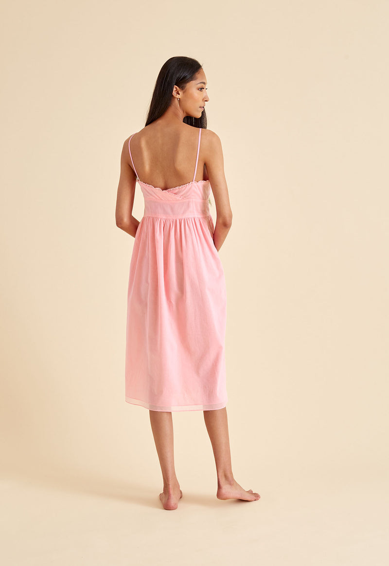 Avalon Dress in Posy Pink