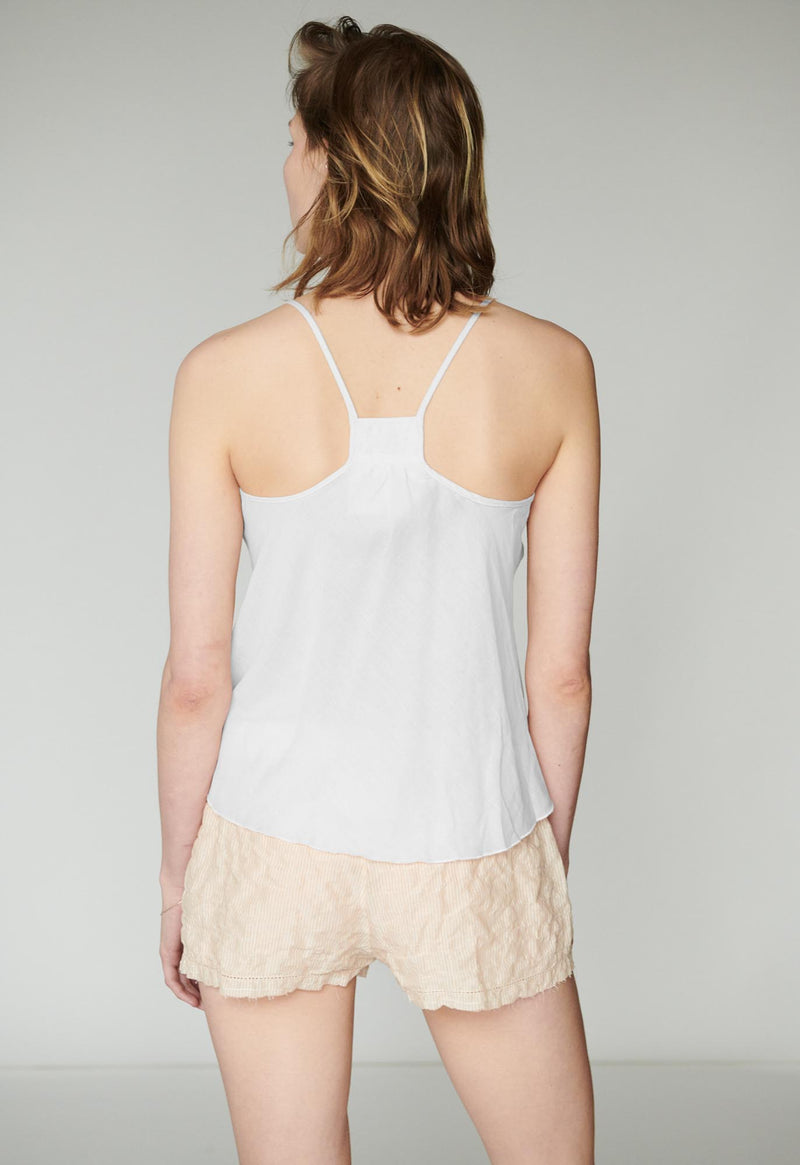 Scoop Tank in White