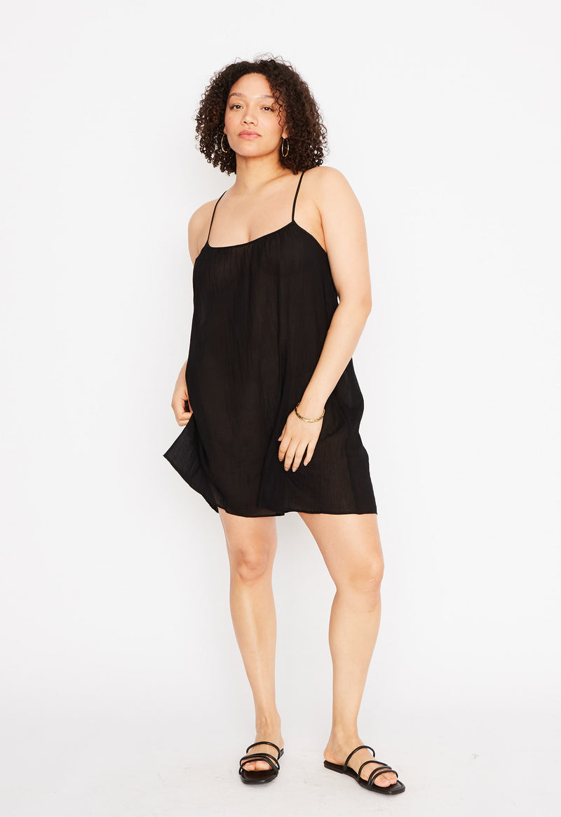 How To Wear A Black Slip Dress: Day to Night | Daily Craving