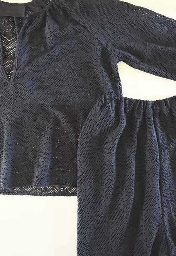 Alice Town Pant in Cotton Lace