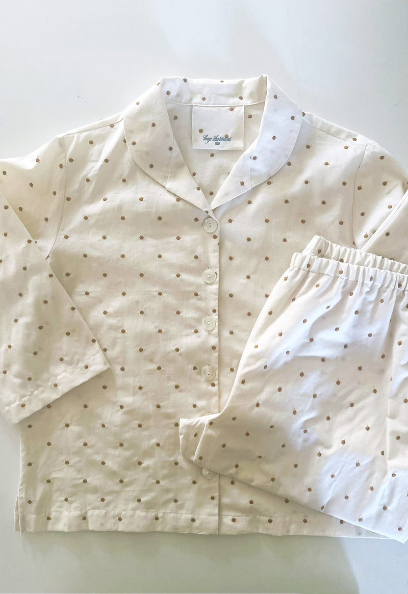 Alice Town Pajamas in Embroidered Dot