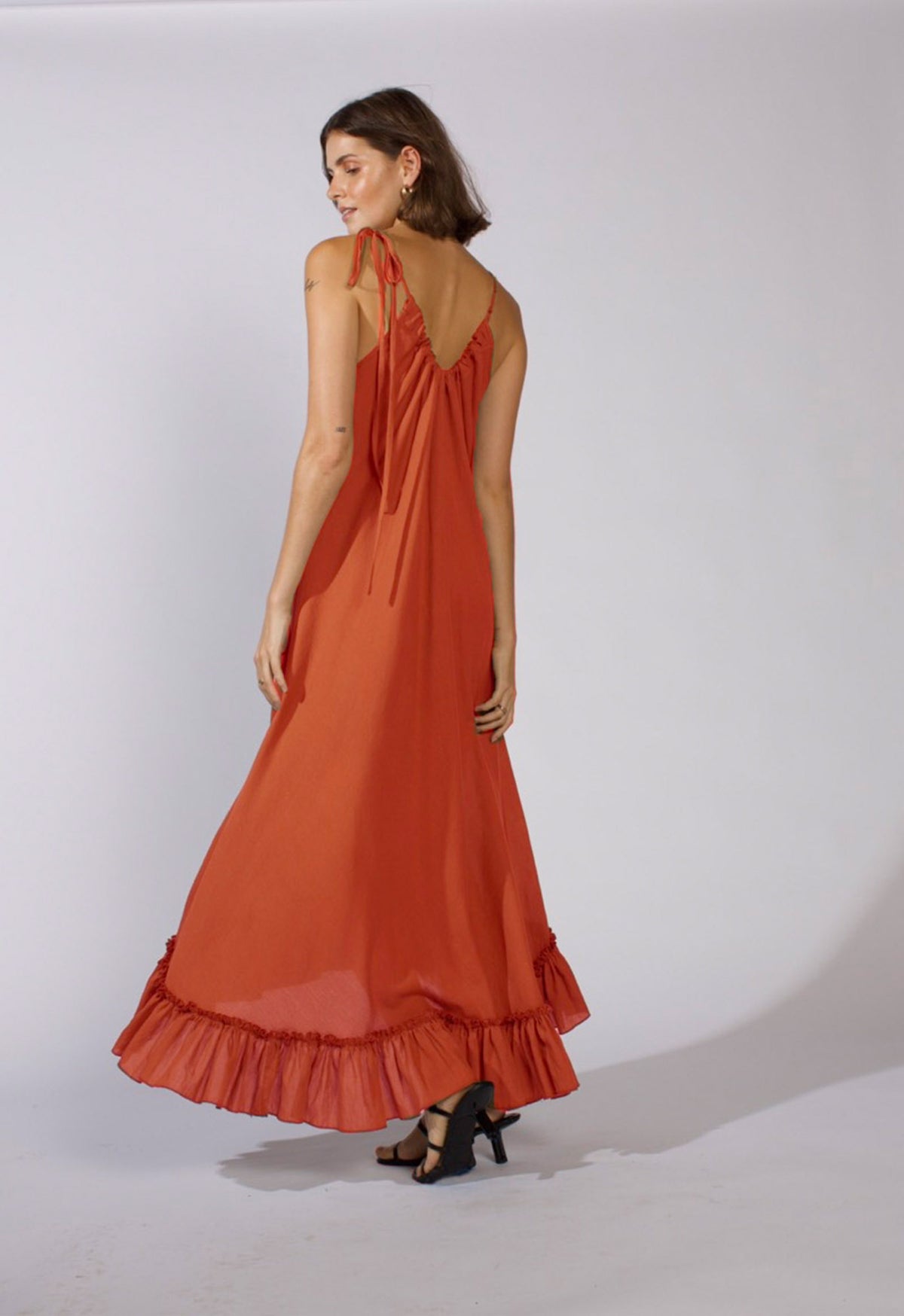 Anemone Dress in Guava Anemone Dress in Guava