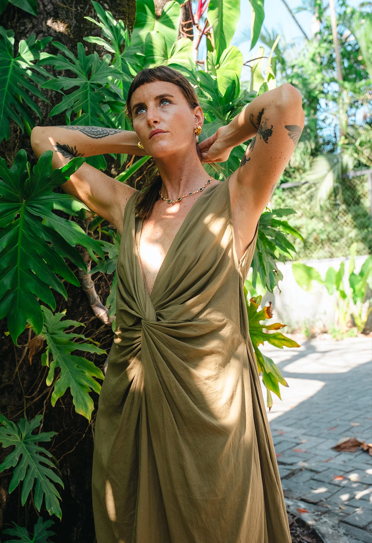 ワンピース louren docking cocoon dress SUMMER DRESS ITEMS – louren store