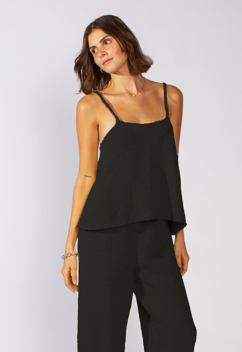 Scoop Tank in Cotton Knit