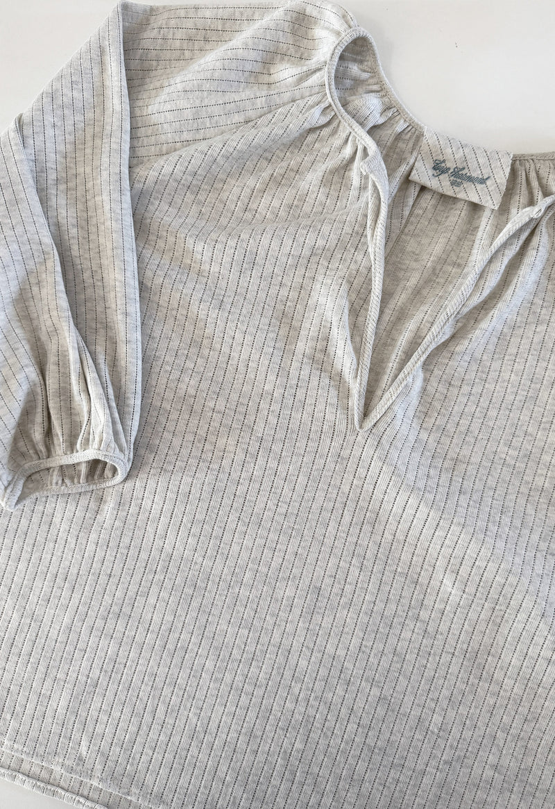 Peasant Top in Cotton Jersey