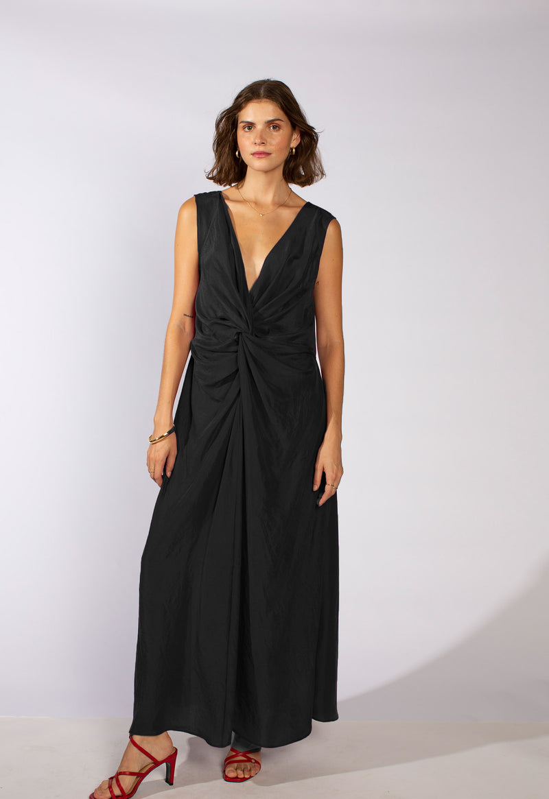 Gillian Dress in Soft-Washed Silk