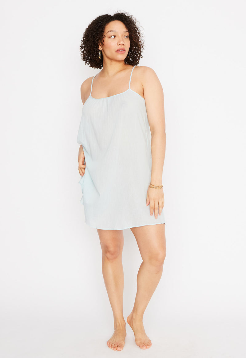 Mini Slip in Soft Pastel Cotton