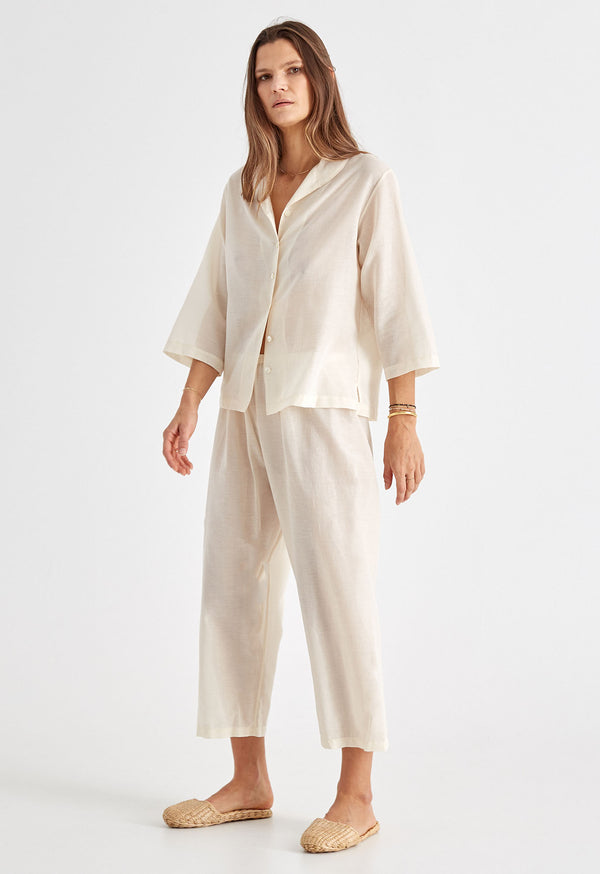 Alice Town Pajamas in Natural