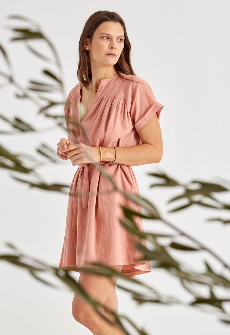 Antigua Dress in Rose