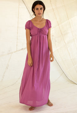 Fortuna Gown in Raspberry