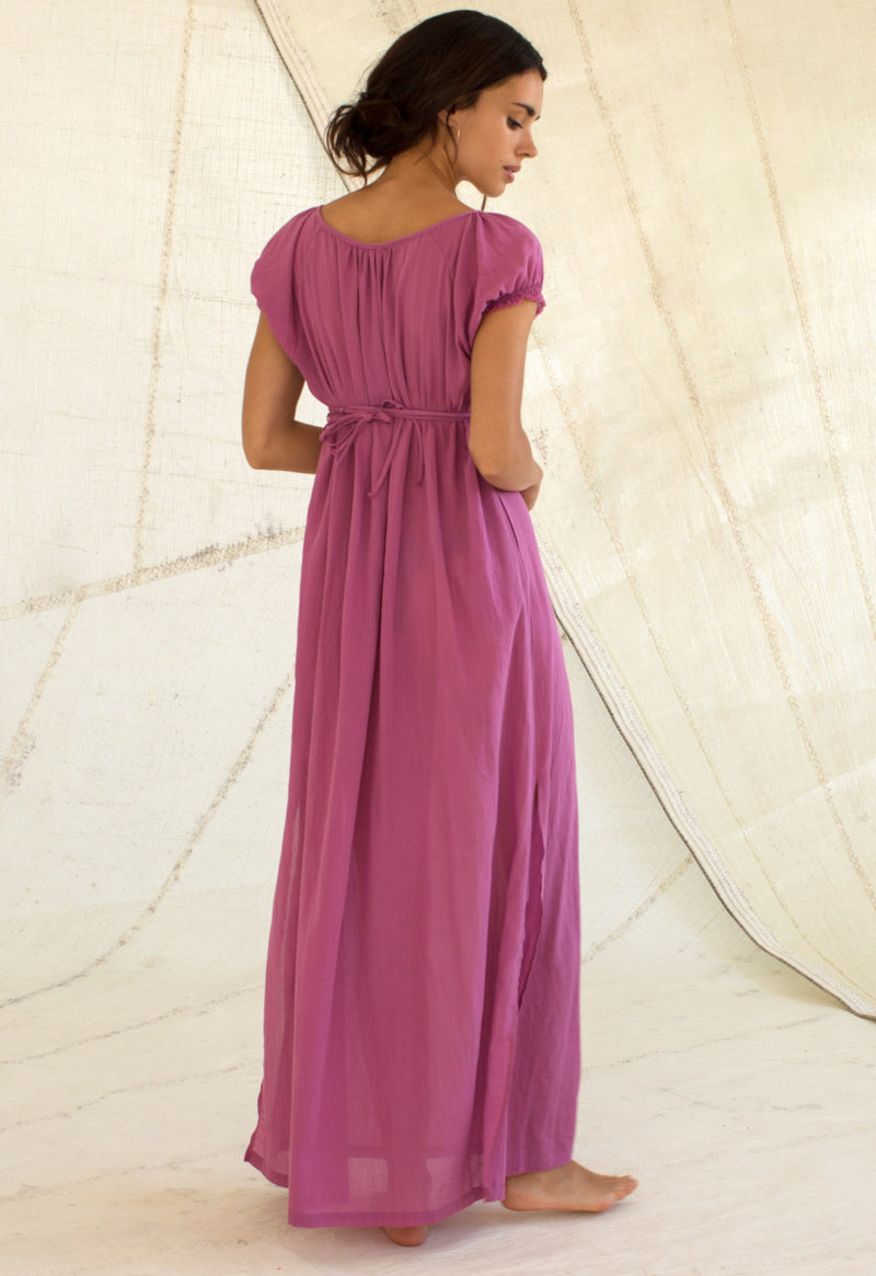 Fortuna Gown in Raspberry