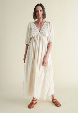 Magellan Dress in Natural Natural / M
